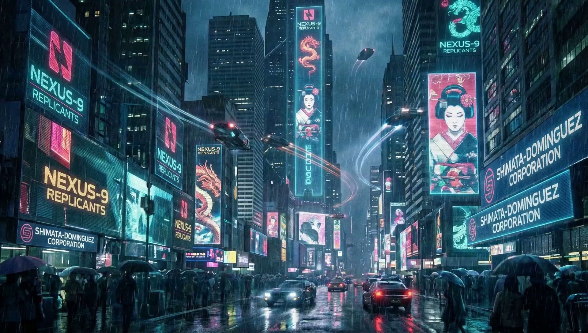 Cyberpunk city